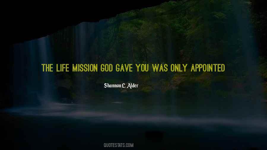 Mission God Quotes #985481