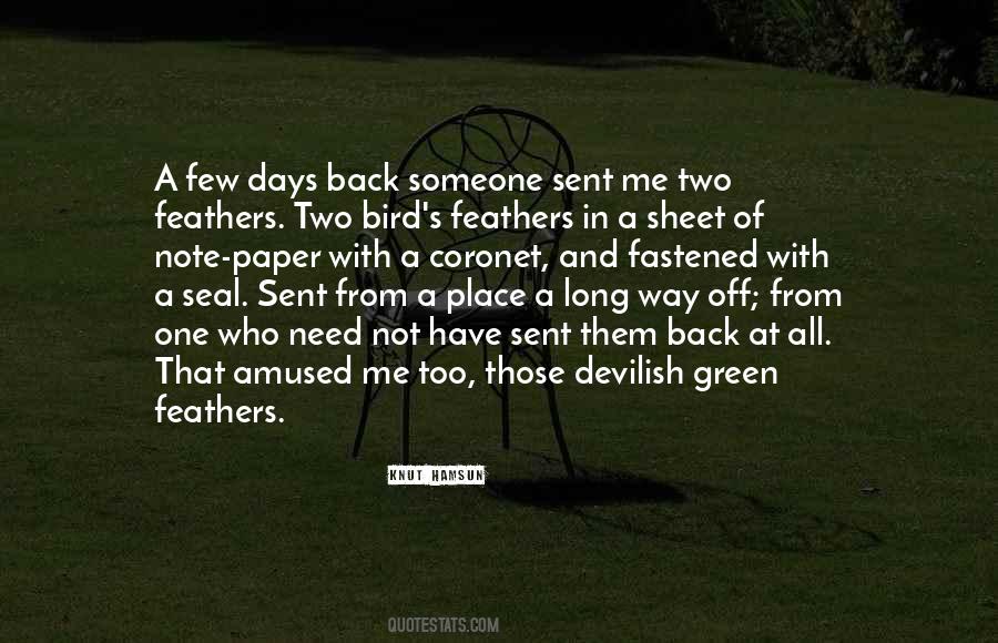 Green Place Quotes #1735021