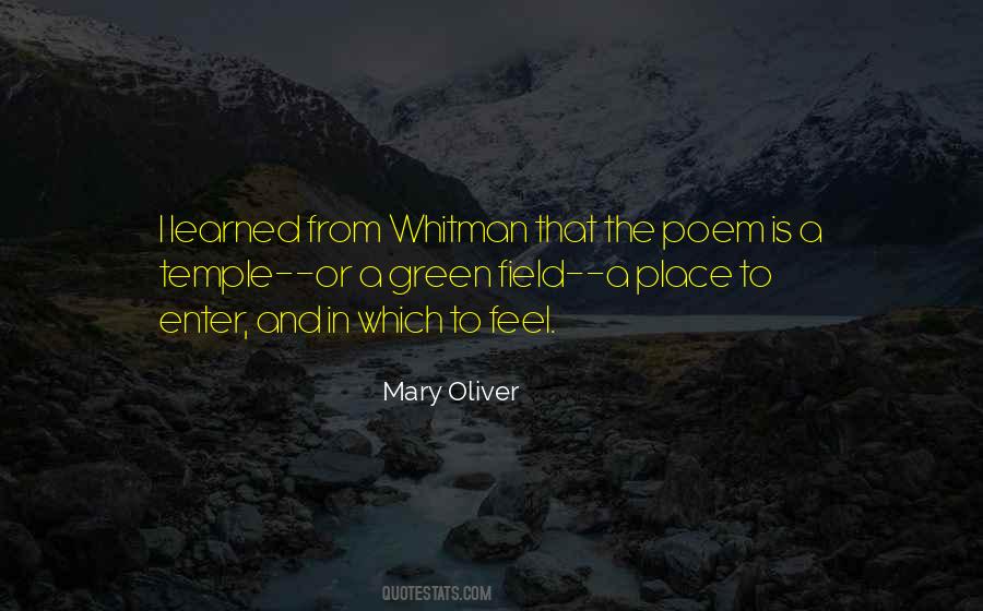 Green Place Quotes #545172