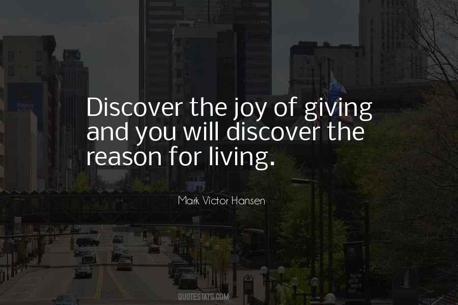 The Joy Of Living Quotes #536877