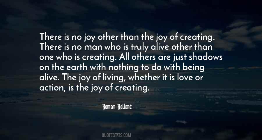 The Joy Of Living Quotes #793831