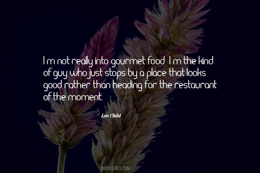Food Place Quotes #34025