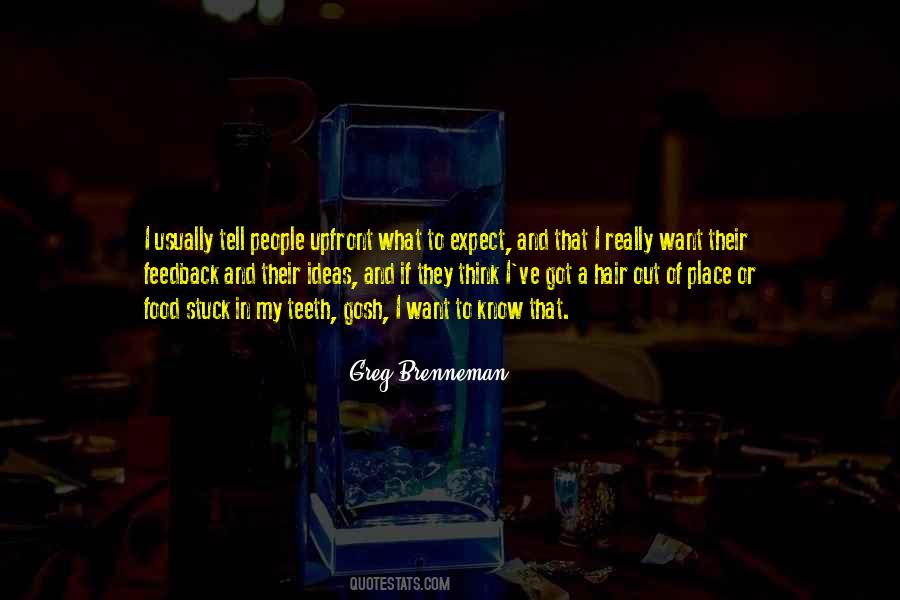 Food Place Quotes #83452