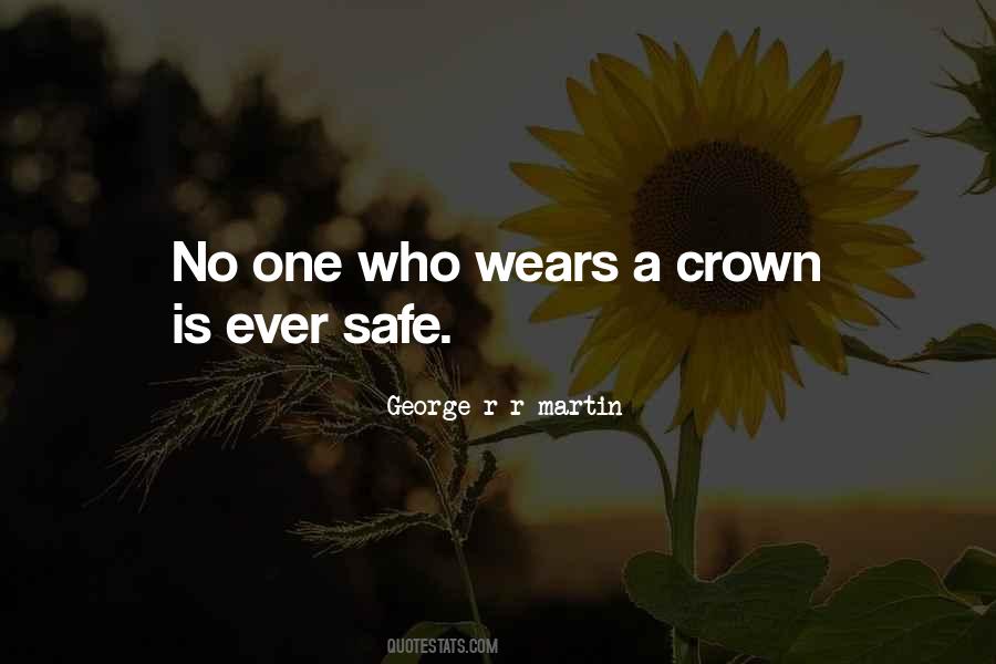 No One Is Safe Quotes #1628242