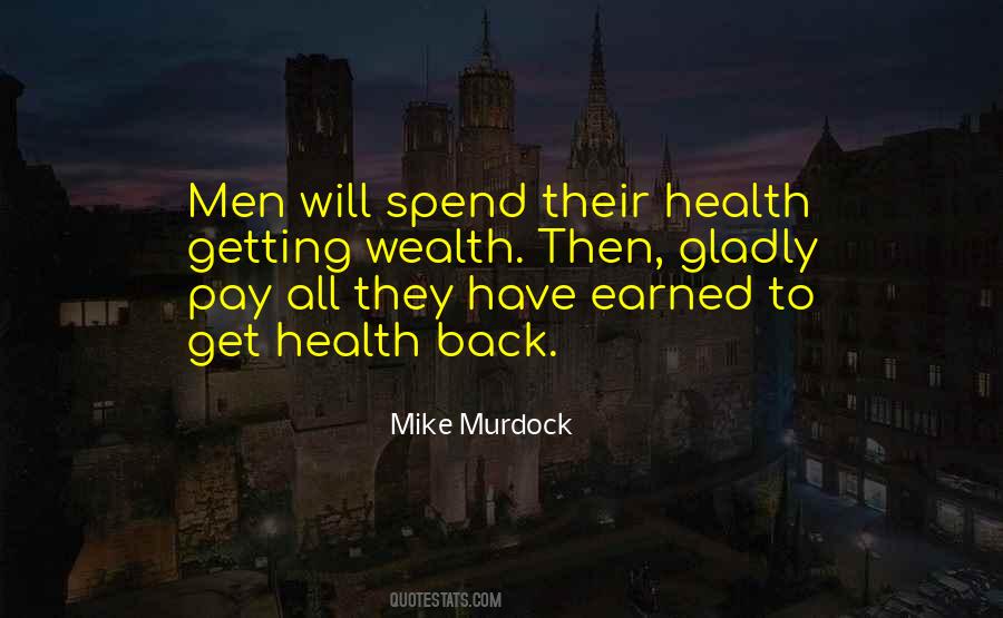 Wealth Health Quotes #818734