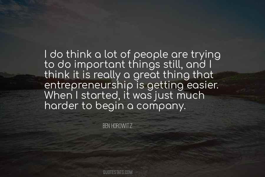 Getting Harder Quotes #547514