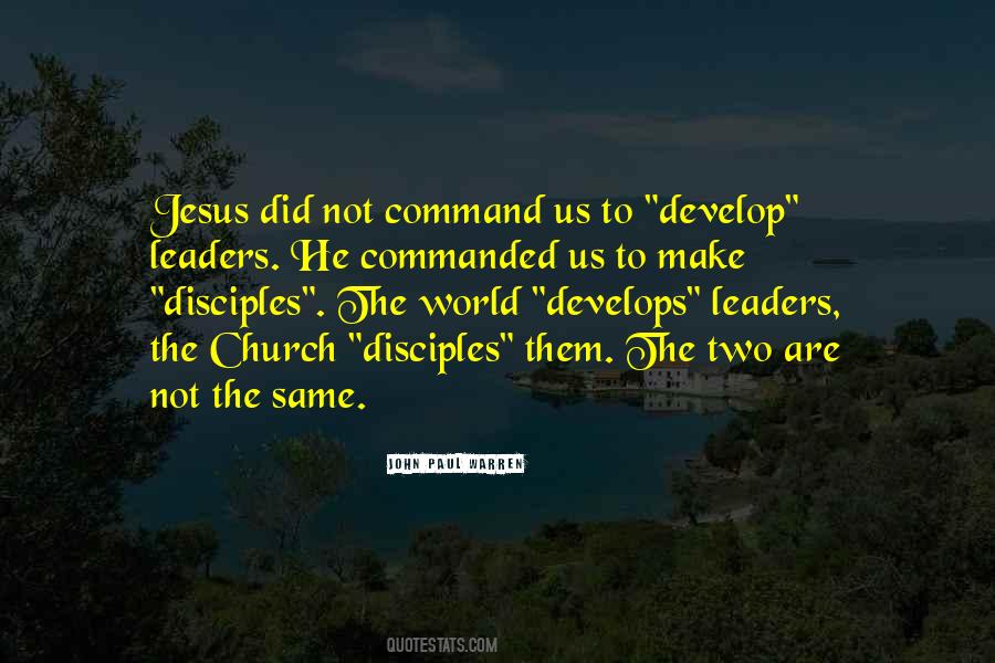 Leadership Jesus Quotes #612569