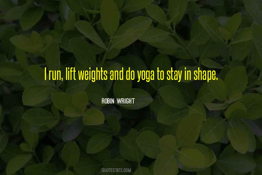 Getting In Shape Quotes #42200