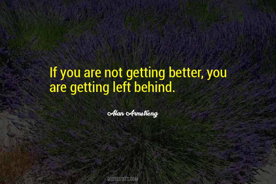Getting Left Behind Quotes #156298