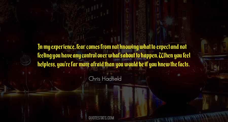 Fear Control Quotes #1164922