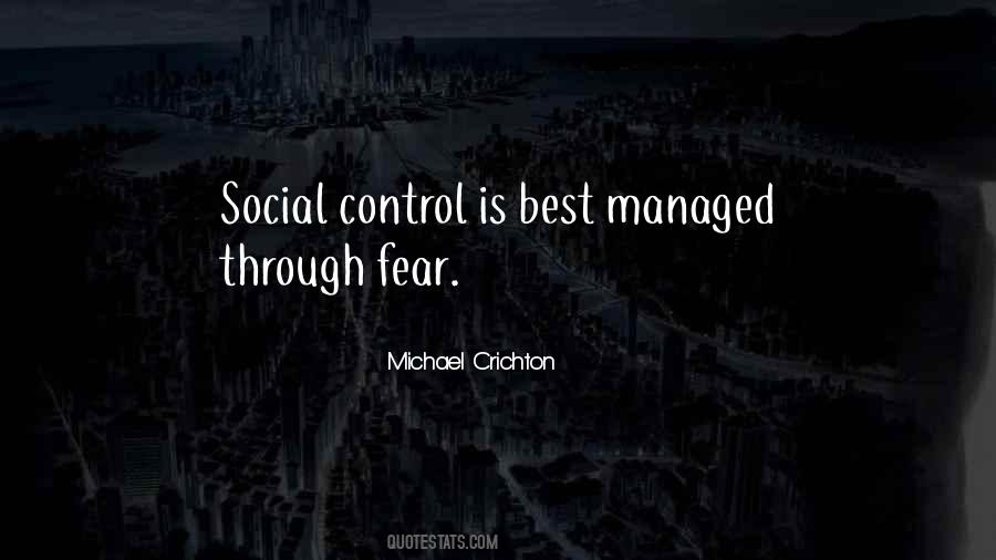 Fear Control Quotes #1238381