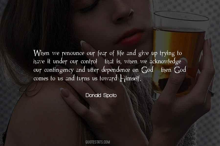Fear Control Quotes #696345