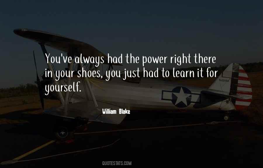 Quotes About The Right Shoes #1537215