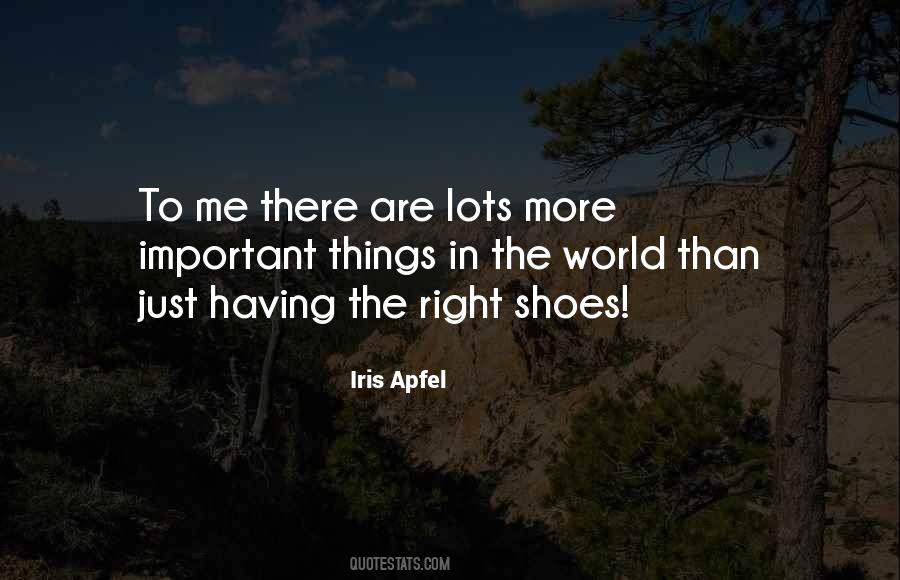 Quotes About The Right Shoes #793349