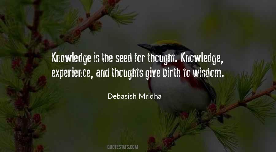 Seed Of Knowledge Quotes #1425226
