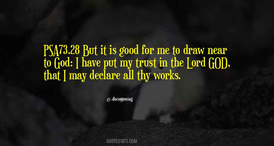 Draw Near To God Quotes #587253