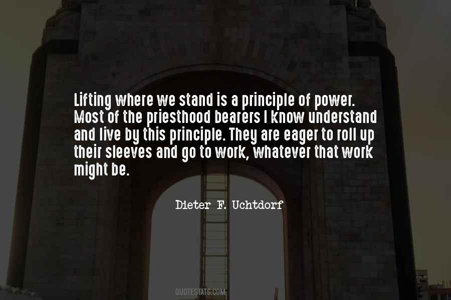 Stand By Your Principles Quotes #1127440