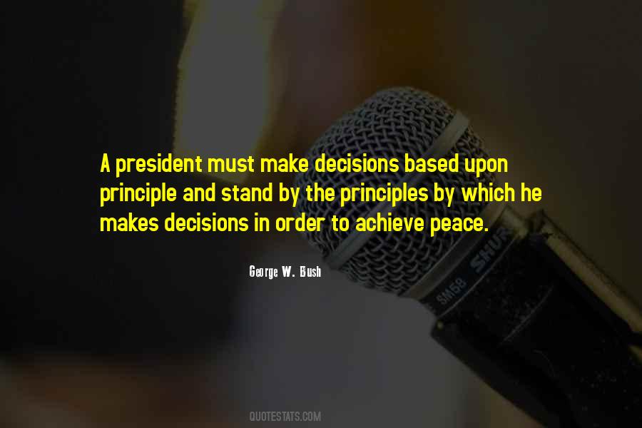 Stand By Your Principles Quotes #619053