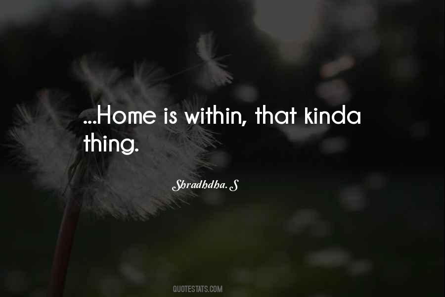 Within Home Quotes #176364