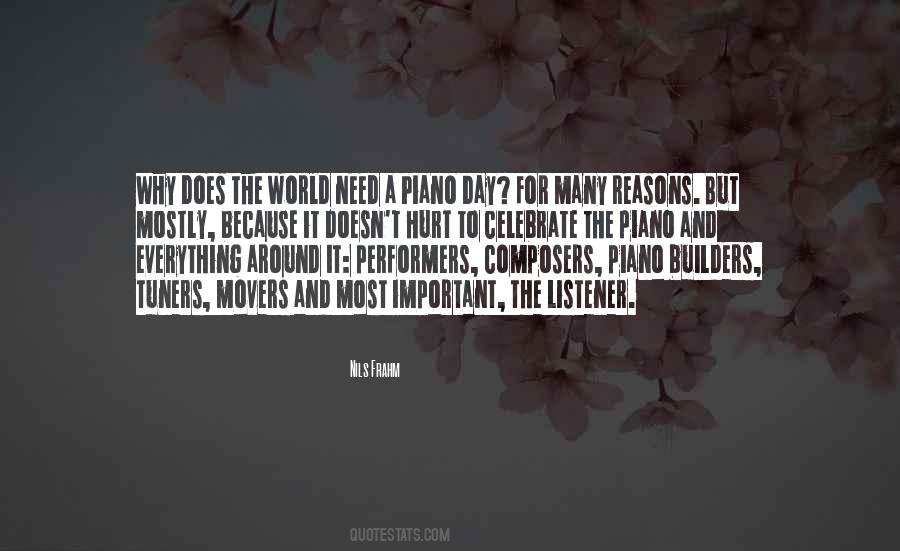Piano Day Quotes #442659