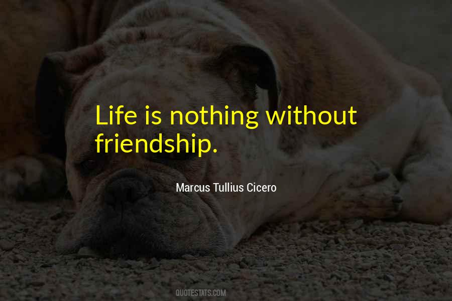 Without Friendship Quotes #42850