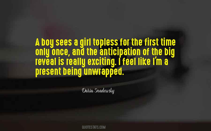First Boy Quotes #1513889