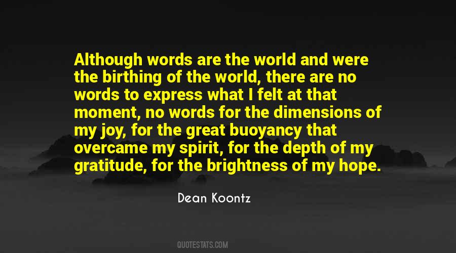 I Have No Words To Express My Gratitude Quotes #1646160