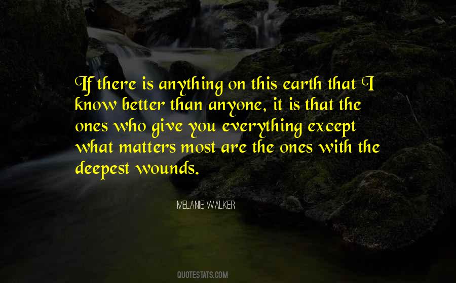 Know What Matters Quotes #1134014