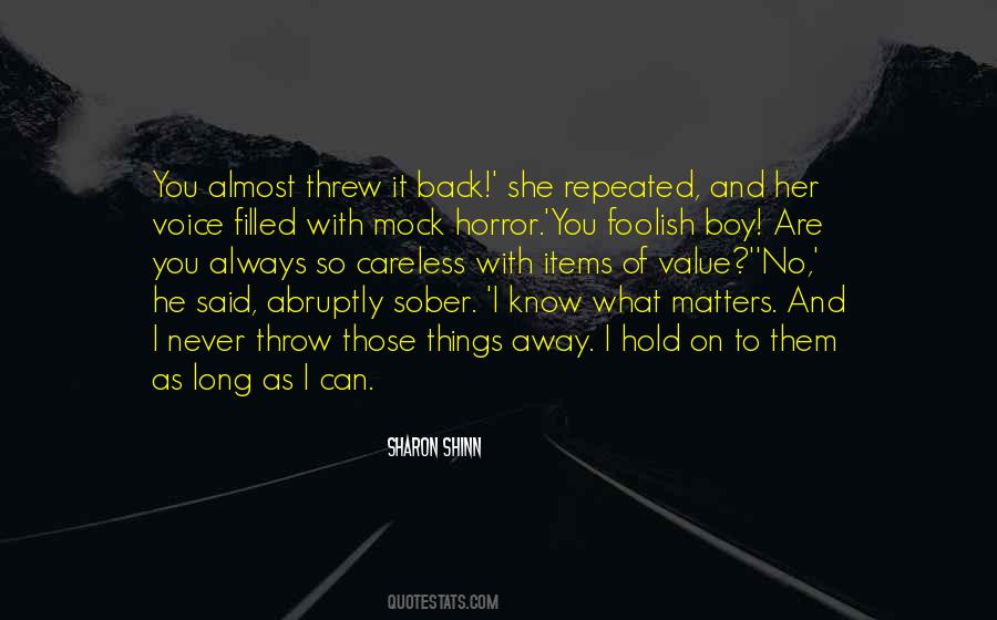 Know What Matters Quotes #265688