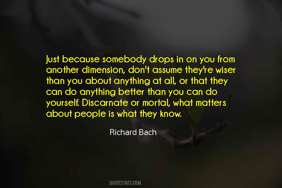 Know What Matters Quotes #423970