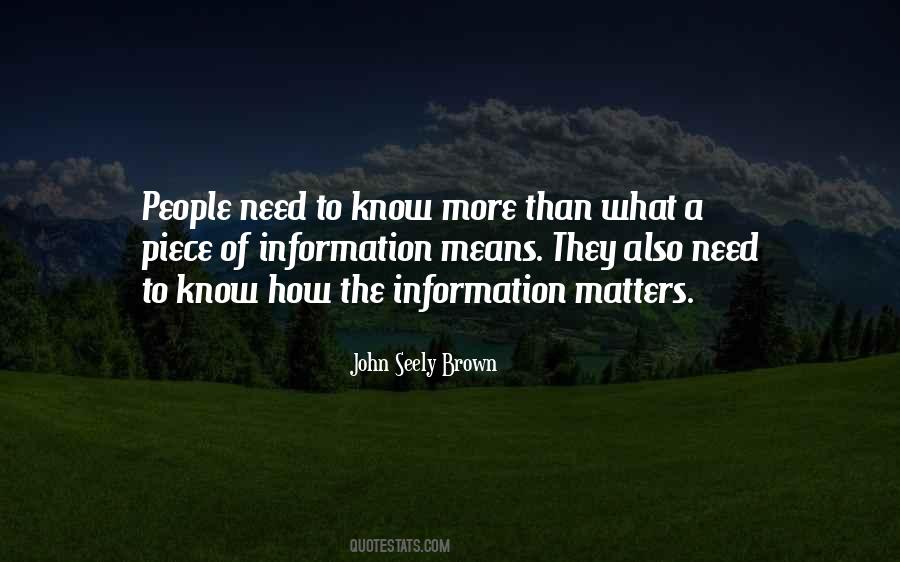 Know What Matters Quotes #667801