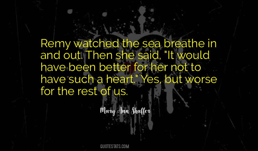 Quotes About Life In The Sea #153568