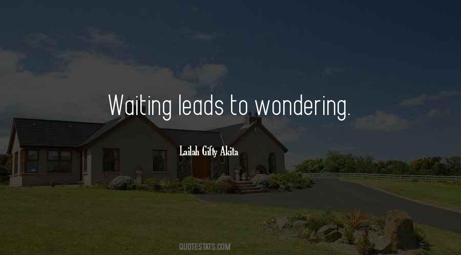 Waiting Life Quotes #583421