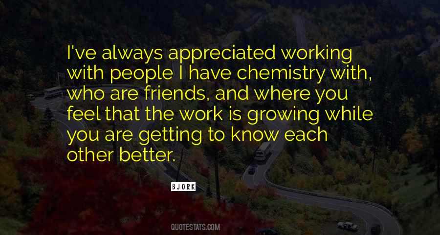 Getting To Know Each Other Quotes #865592