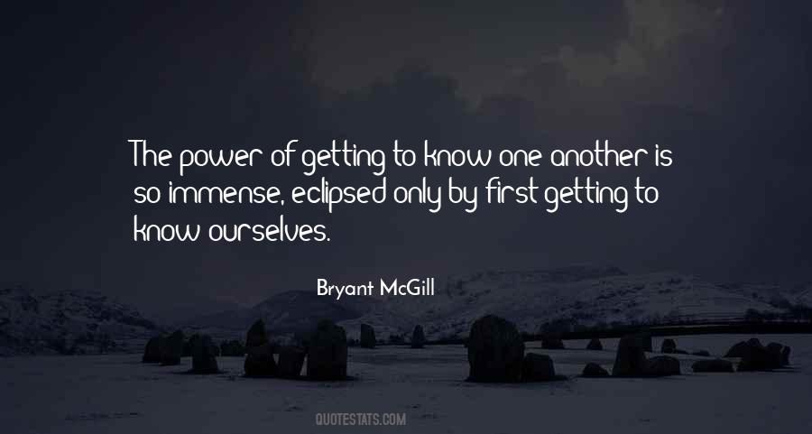 Getting To Know Quotes #238099
