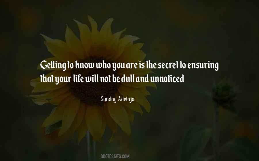 Getting To Know Quotes #519133