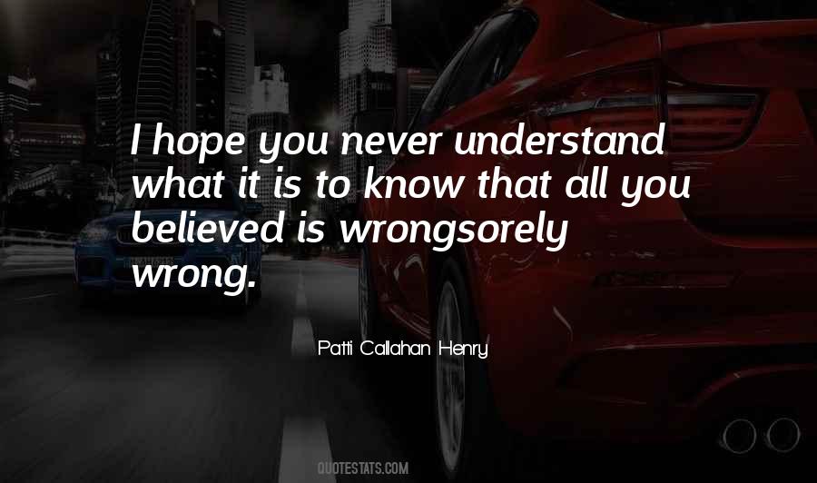 You Never Understand Quotes #417738