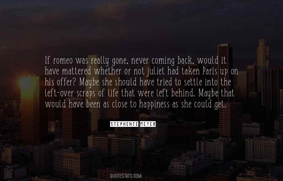 Quotes About The Second Life #1287670