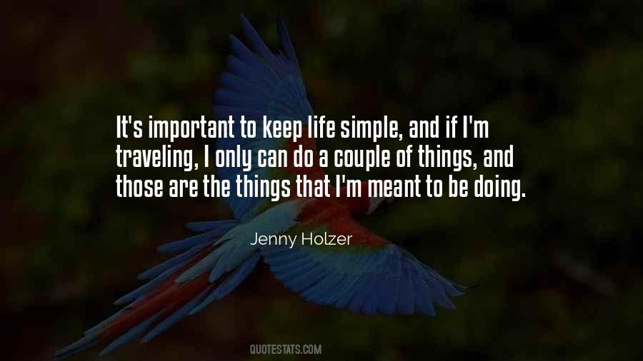 Quotes About Doing The Simple Things #1162599
