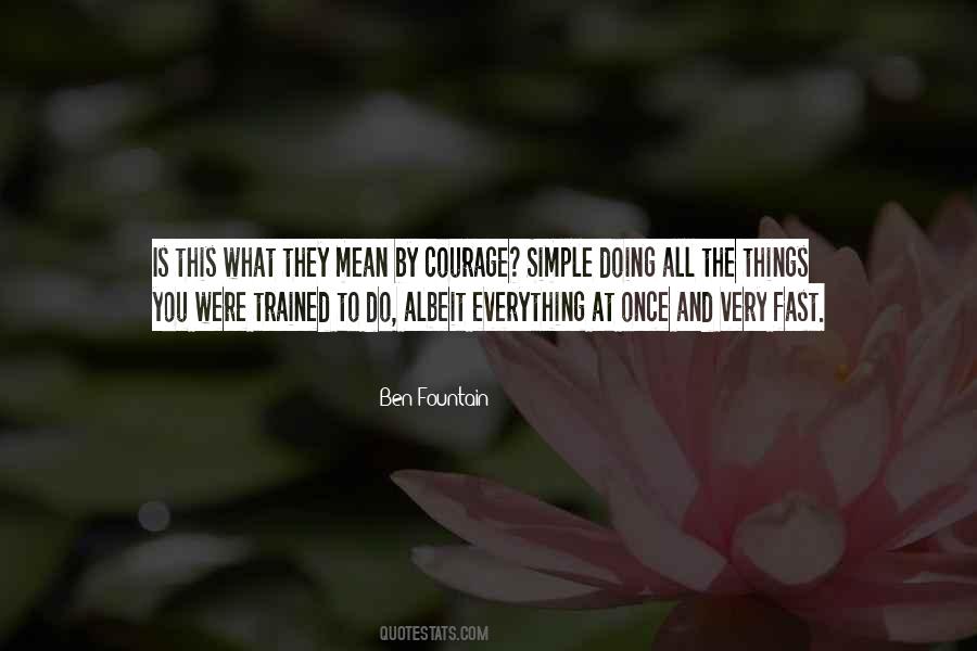 Quotes About Doing The Simple Things #1423407