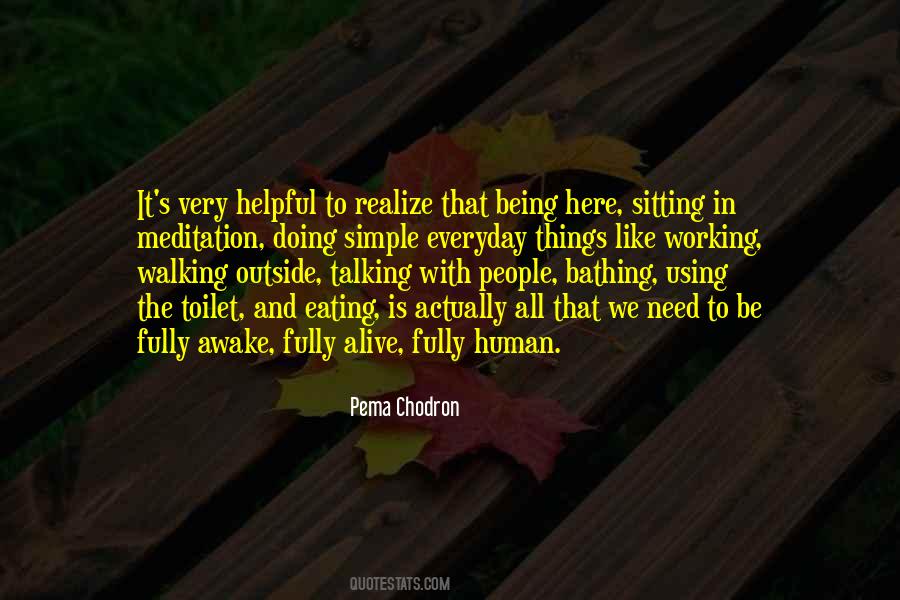 Quotes About Doing The Simple Things #245896