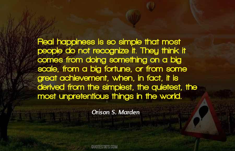 Quotes About Doing The Simple Things #712040