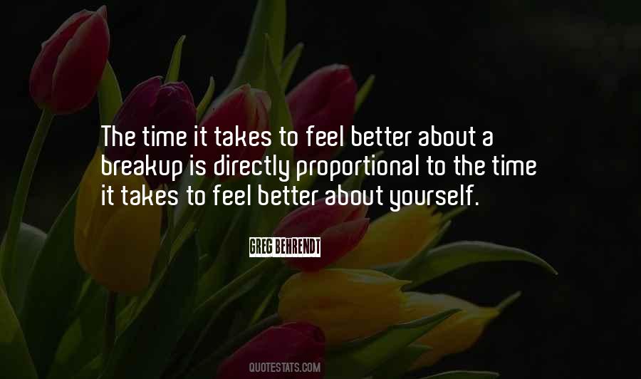 Feel Better About Yourself Quotes #557248