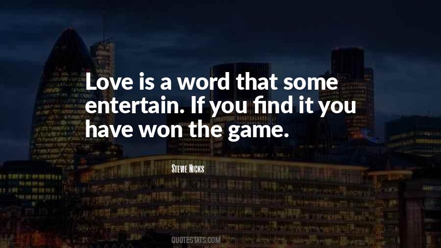 Word Game Quotes #930406