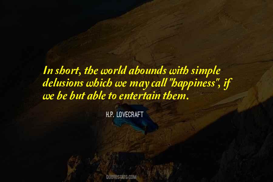 Happiness Is So Simple Quotes #209011