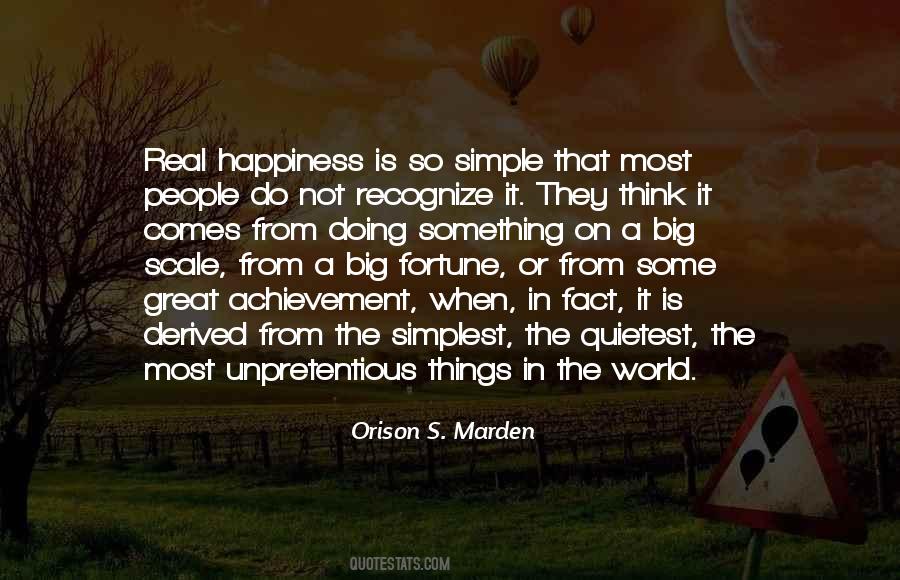 Happiness Is So Simple Quotes #712040
