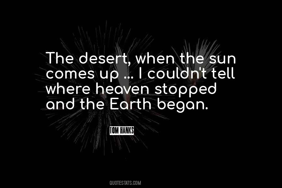 Desert Earth Quotes #1253550