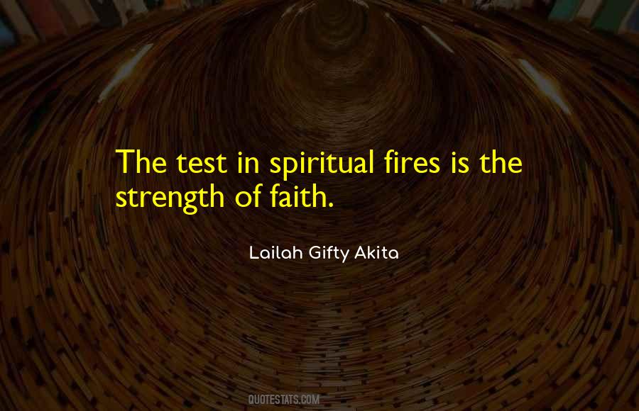 Test Of Strength Quotes #1543692