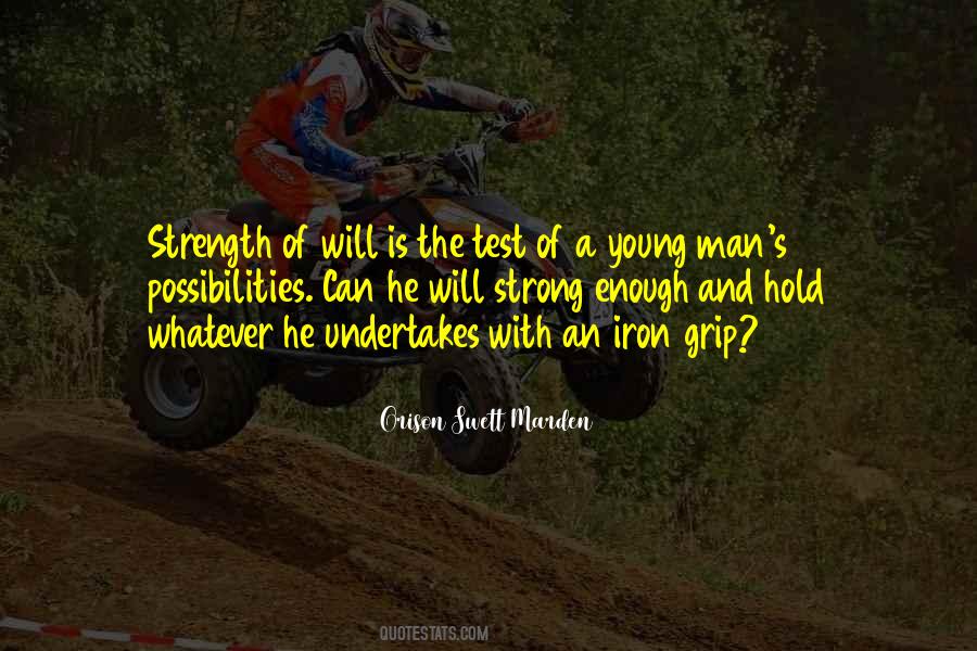 Test Of Strength Quotes #249292
