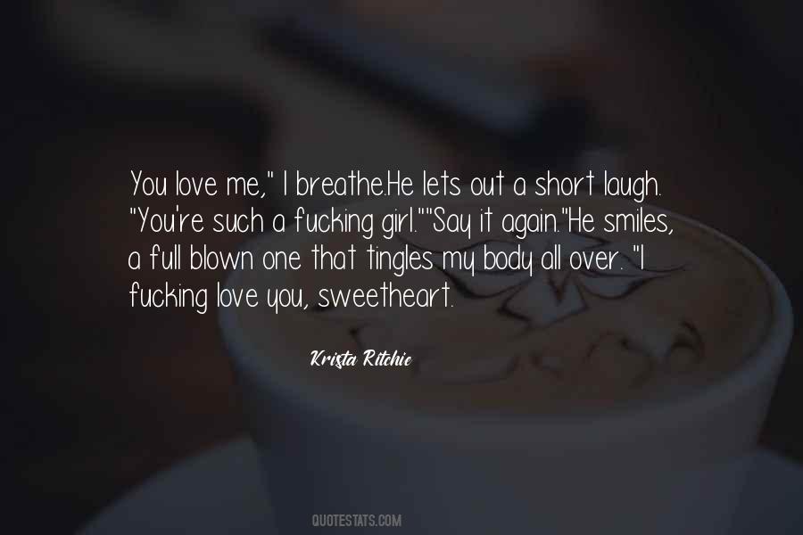 Sweetheart I Love You Quotes #954425